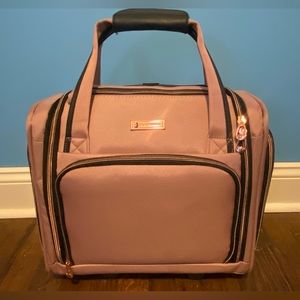London Fog Bromley Under the Seat Bag 15-Inch rose gold